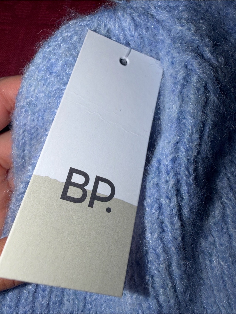 BP Cozy Light Blue Knit Beanie - Picture 2 of 2